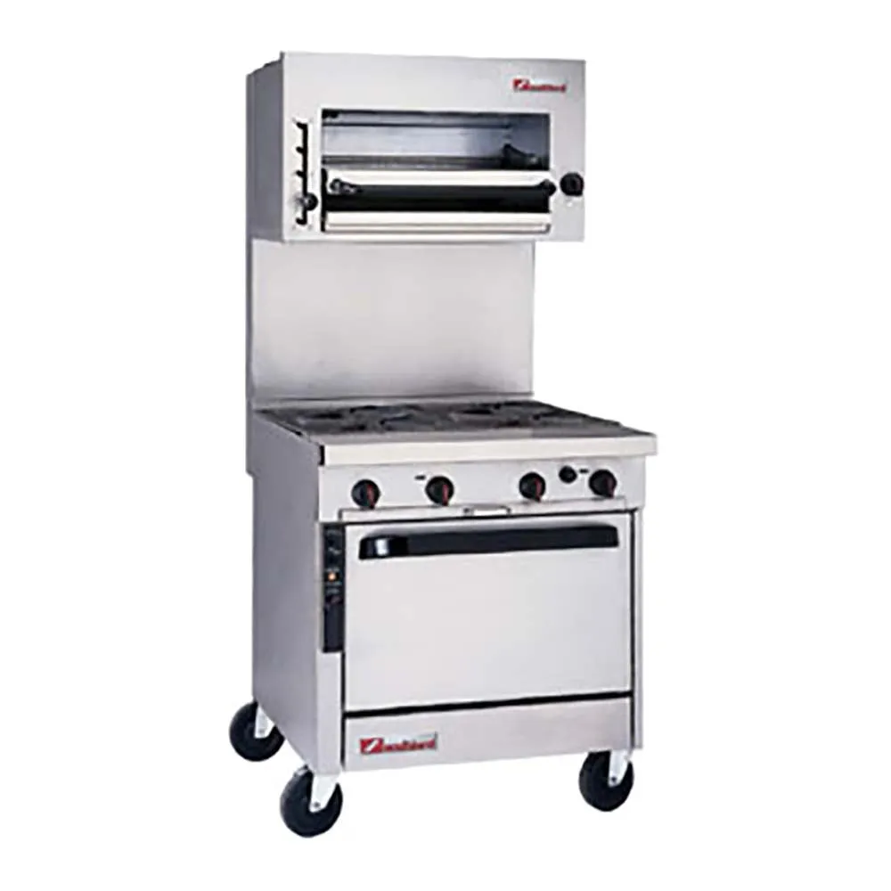 32" Sectional Range w/ Pyromax Open-Top Burners (Convection Oven Base)