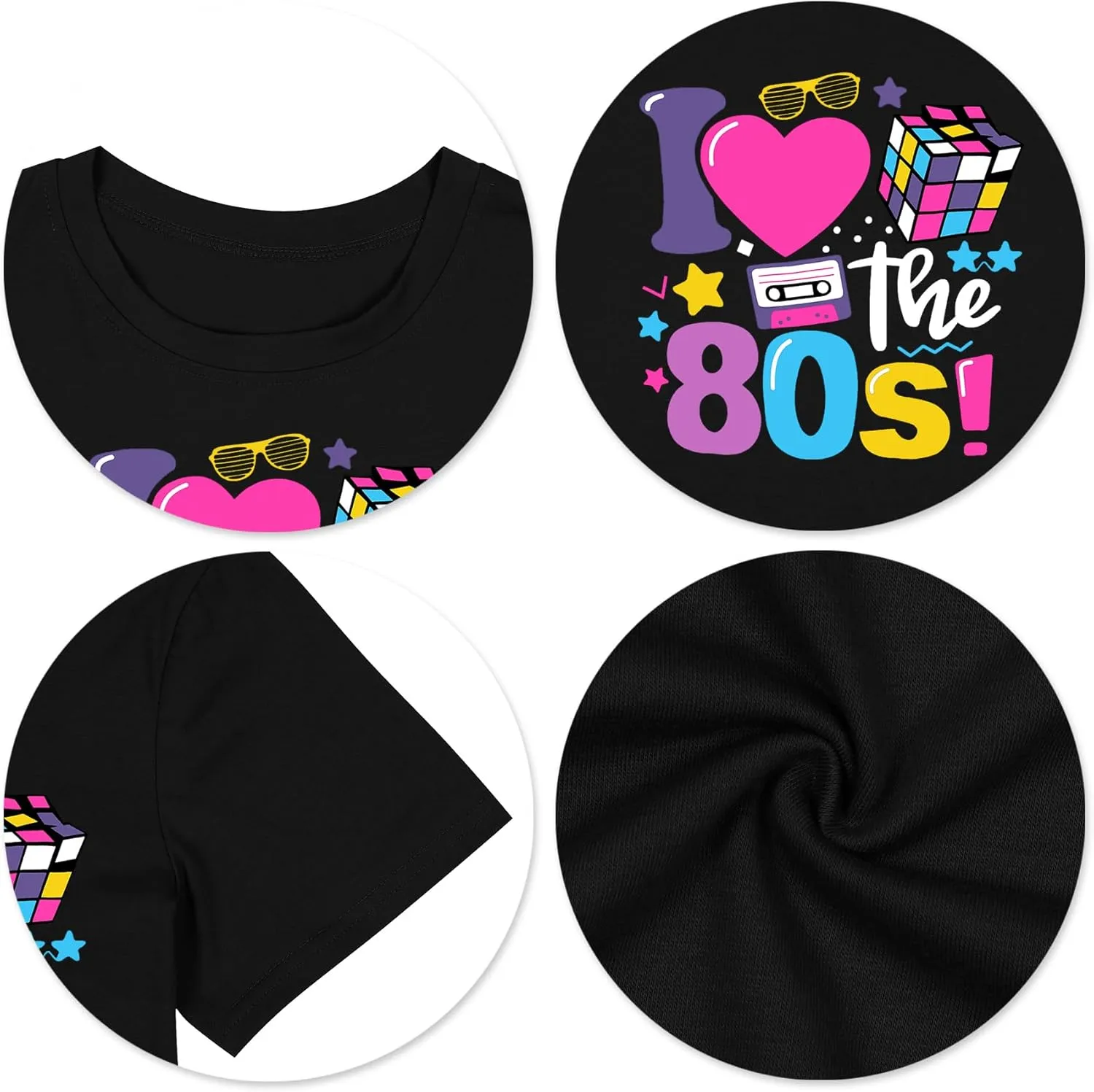 80's Shirts for Men: I Love The 80s Shirt Tops Vintage 80s Music T-Shirt 80s Birthday Party Outfits