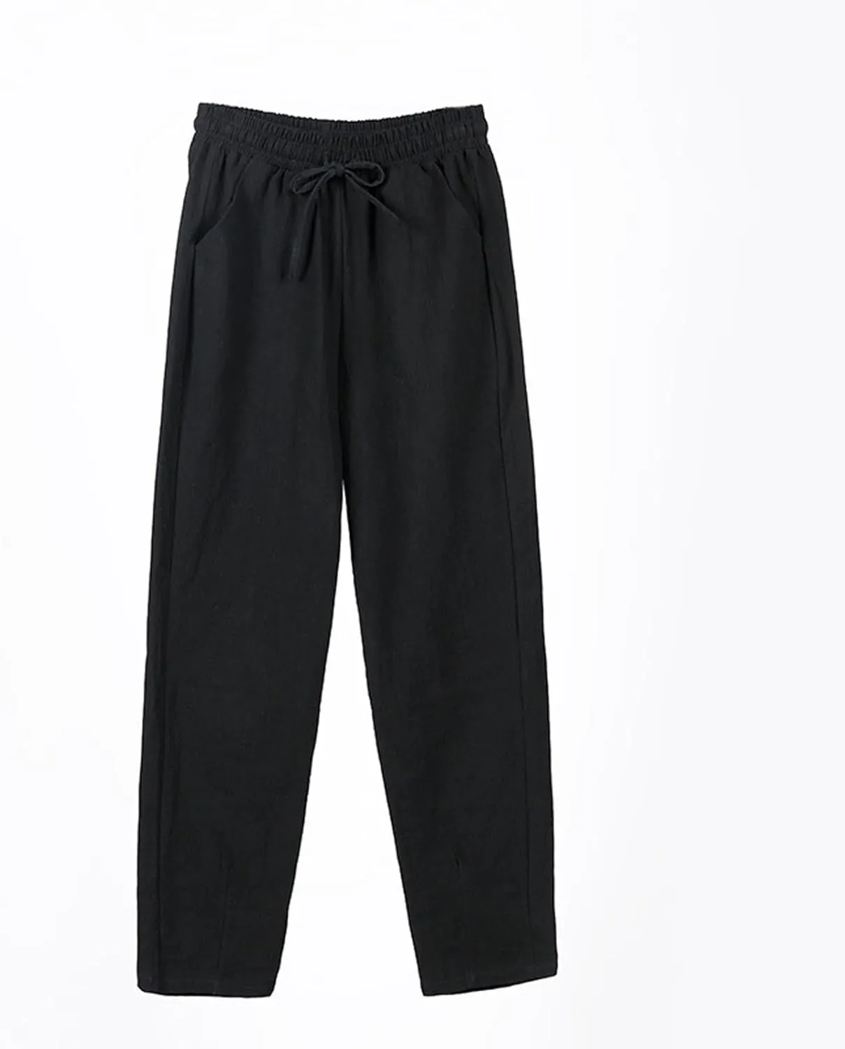 ADHOWBEW Linen Pants Women Work Petite Casual Cotton Dressy High Waisted Lounge Plus Size Stretch Pants Bottoms