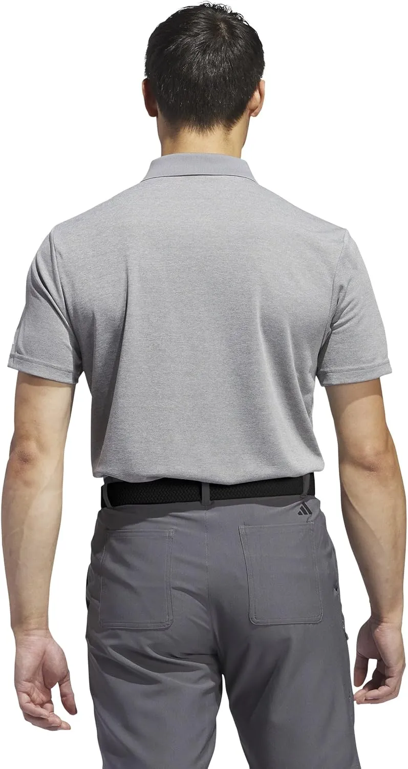 adidas Men's Core Performance Heather Polo Shirt