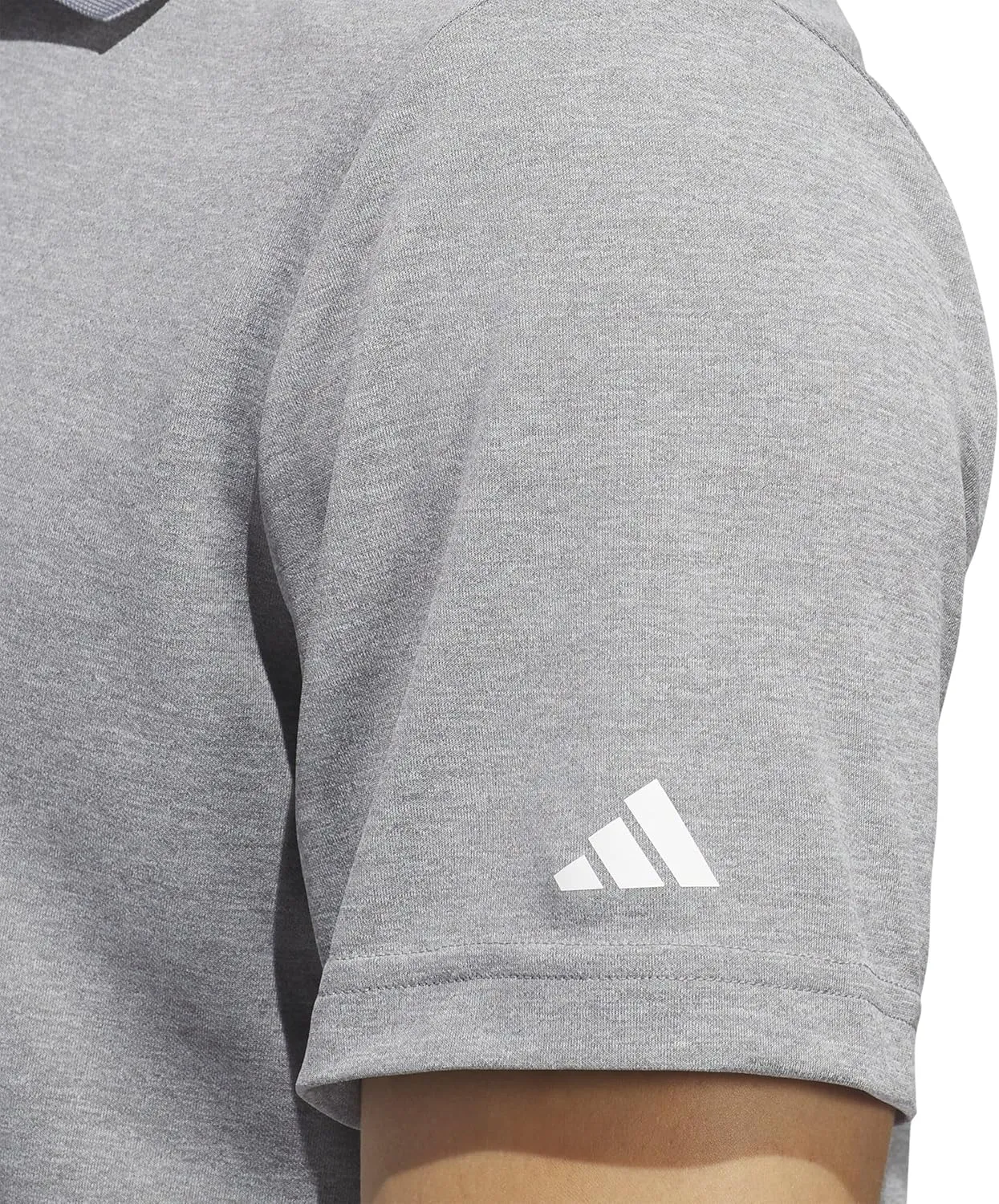 adidas Men's Core Performance Heather Polo Shirt