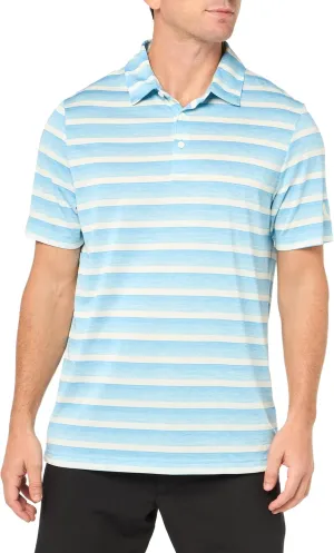 adidas Men's Two-Color Stripe Polo Shirt