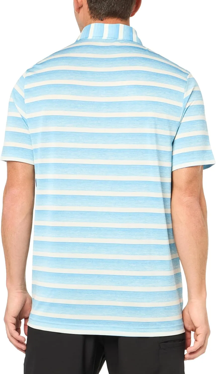 adidas Men's Two-Color Stripe Polo Shirt