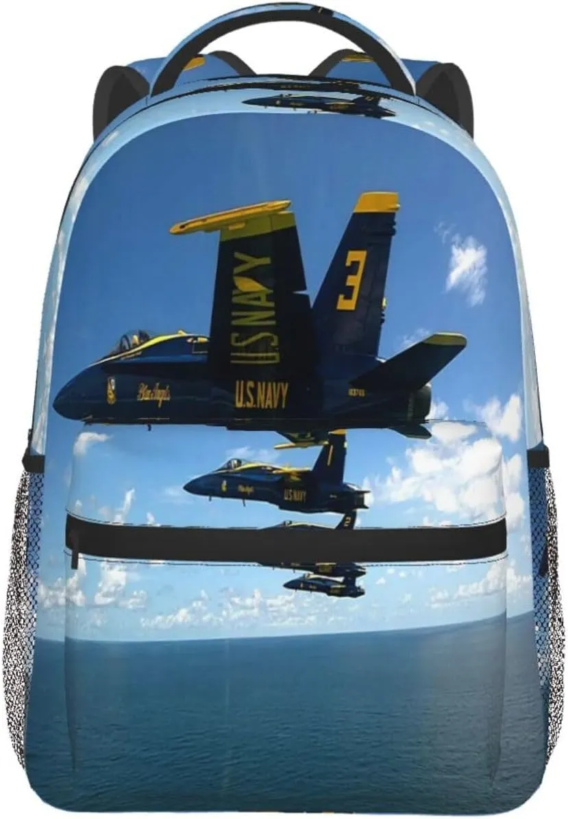 Airplane Aircraft Backpack Laptop Backpack Sports Travel Shoulder bag Light casual backpack