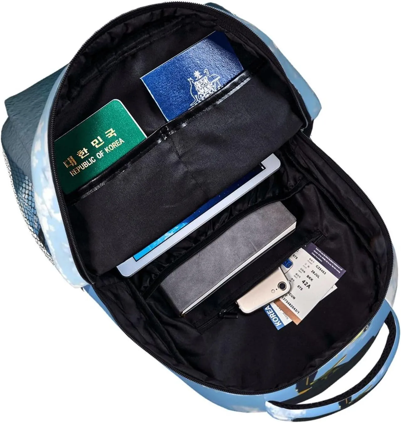 Airplane Aircraft Backpack Laptop Backpack Sports Travel Shoulder bag Light casual backpack