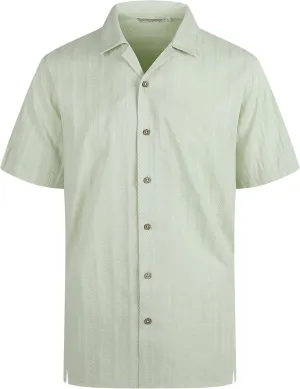 Alex Vando Mens Dress Shirts 4-Way Stretch Wrinkle Free Regular Fit Short Sleeve Men Button Down Shirt