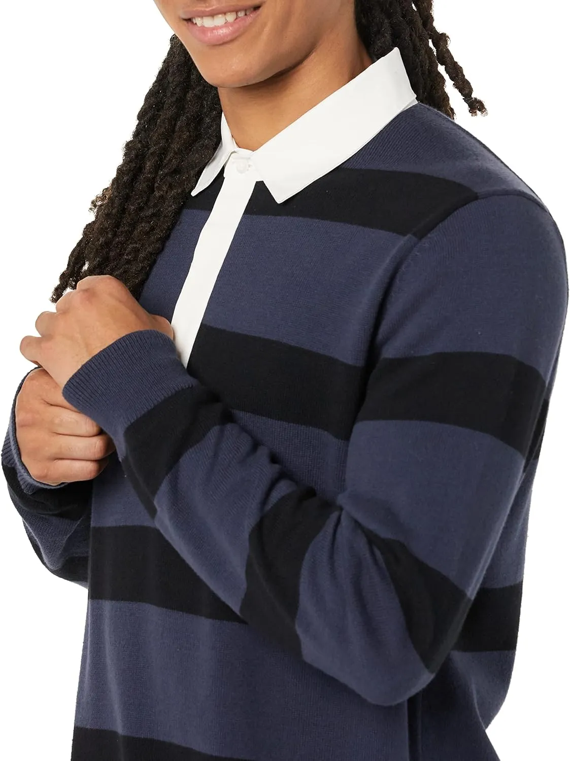 Amazon Essentials Men's Rugby Sweater