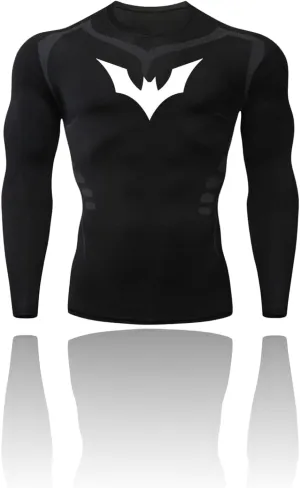 Anime Compression Shirts for Men - Gym Tshirt Wear Athletic Basketball Running Undershirt Workout Gear Top Shirt