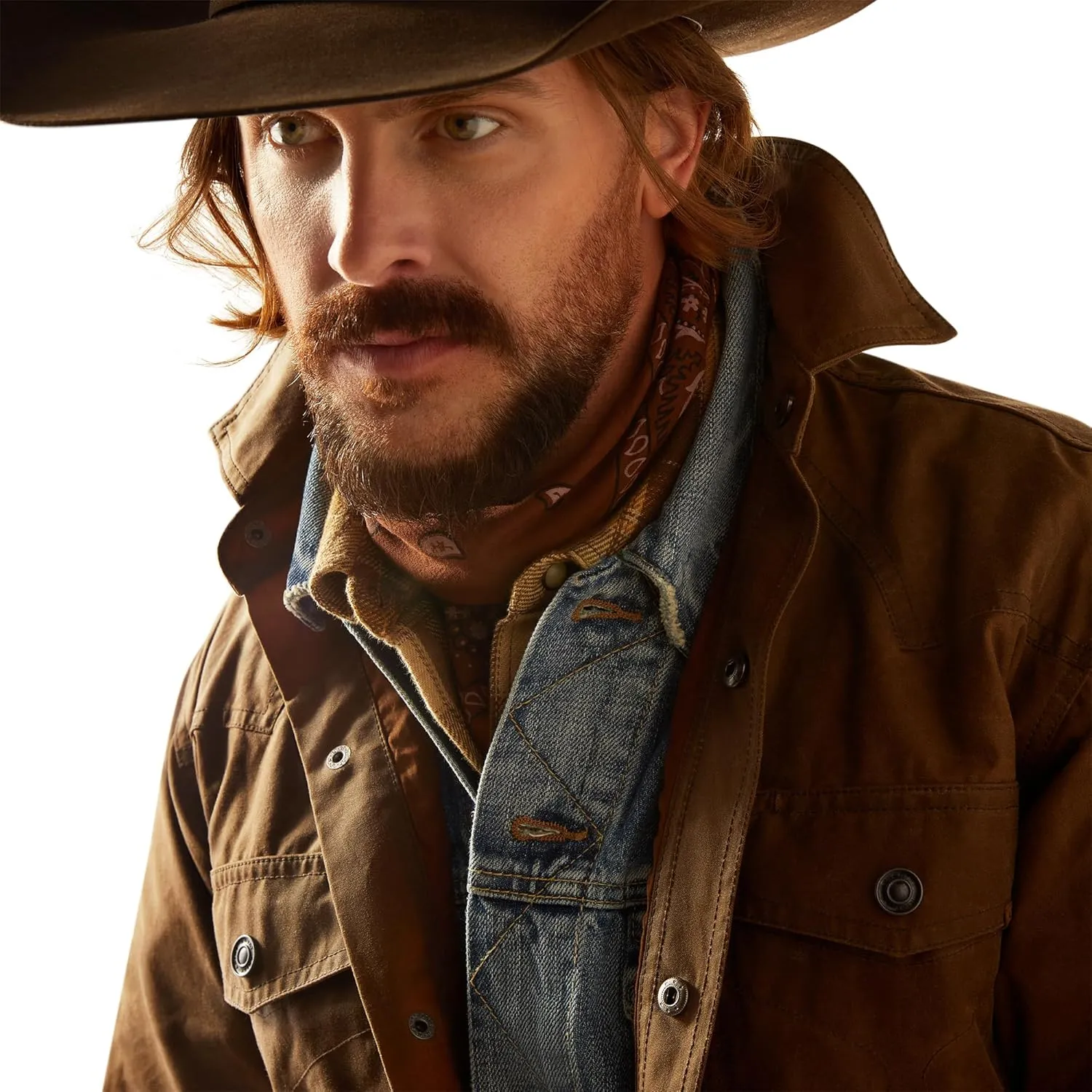 Ariat Men's Yellowstone Herder Waxed Shirt Jacket
