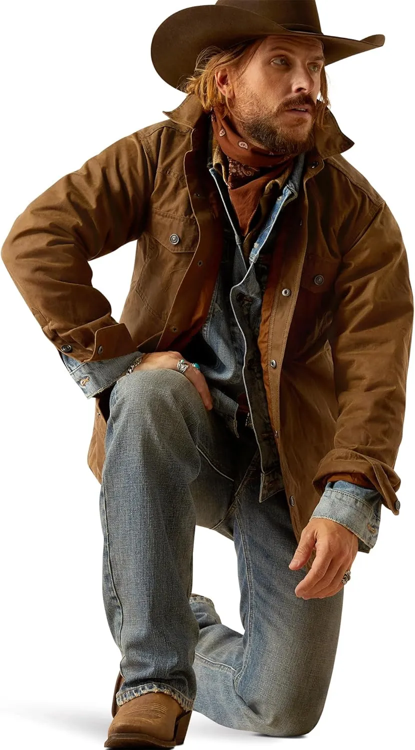 Ariat Men's Yellowstone Herder Waxed Shirt Jacket