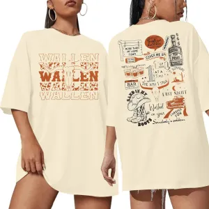 BANGELY Boho Cow Skull Women Country Music T-Shirt Vintage Western Rodeo Graphic Tee 80 90s Music Lover Short Sleeve Top