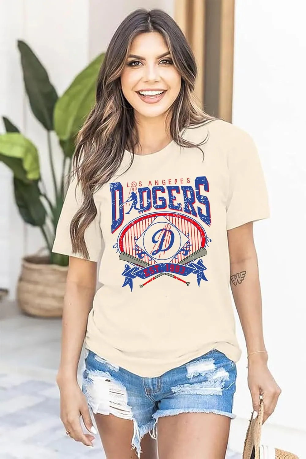 Baseball Shirt for Women Baseball Mom Tshirt Baseball Fan Shirts Baseball Season Game Day Short Sleeve Tee Top