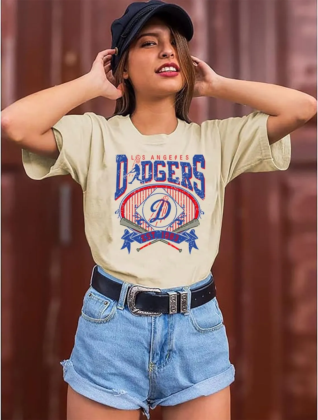 Baseball Shirt for Women Baseball Mom Tshirt Baseball Fan Shirts Baseball Season Game Day Short Sleeve Tee Top