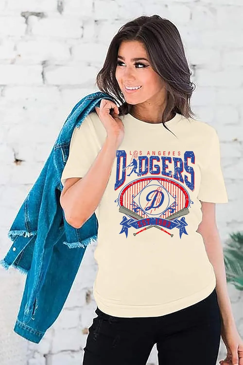 Baseball Shirt for Women Baseball Mom Tshirt Baseball Fan Shirts Baseball Season Game Day Short Sleeve Tee Top