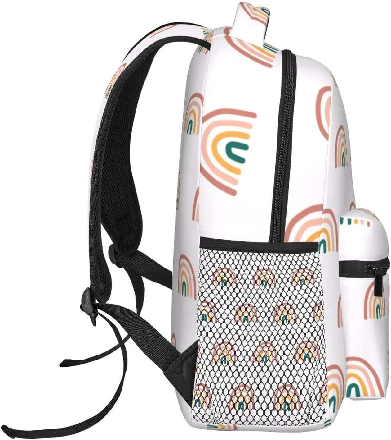 Boho Rainbow Backpack Laptop Backpack Sports Travel Shoulder bag Light casual backpack