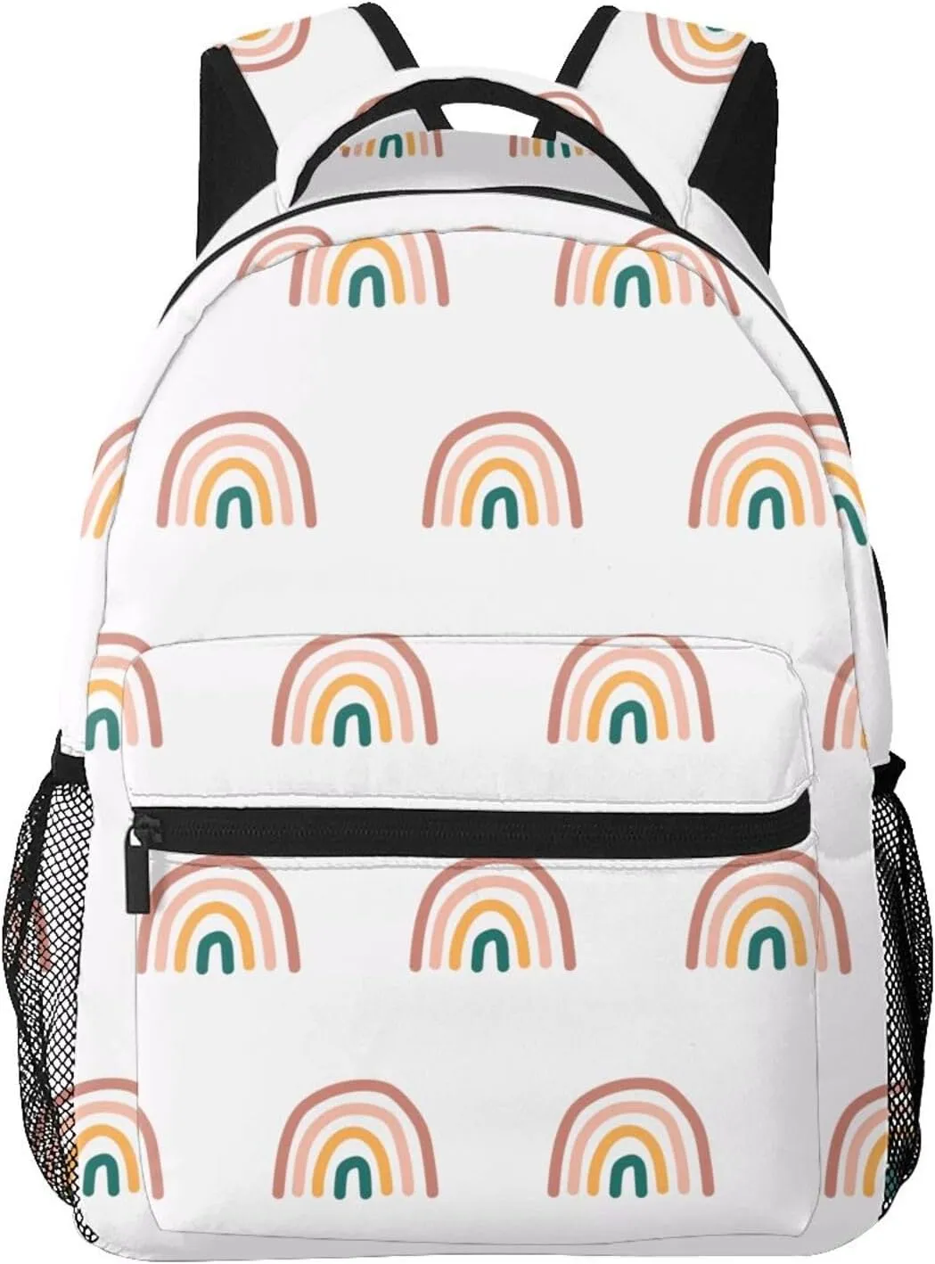 Boho Rainbow Backpack Laptop Backpack Sports Travel Shoulder bag Light casual backpack