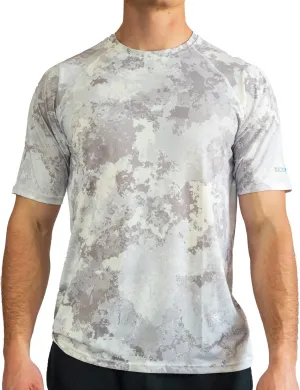 BUILTCOOL Mens Crew Neck Raglan Shirt  Quick Dry Shirts for Men, Instant Cooling Moisture Wicking, UPF 50 Sun Protection