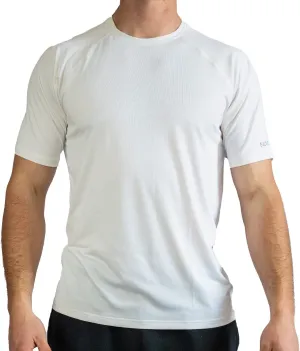 BUILTCOOL Mens Crew Neck Raglan Shirt  Quick Dry Shirts for Men, Instant Cooling Moisture Wicking, UPF 50 Sun Protection