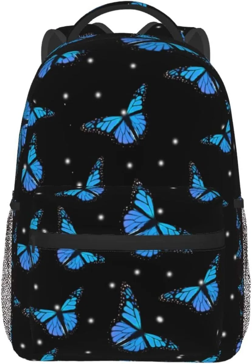 Butterflies Backpack Laptop Backpack Sports Travel Shoulder bag Light casual backpack