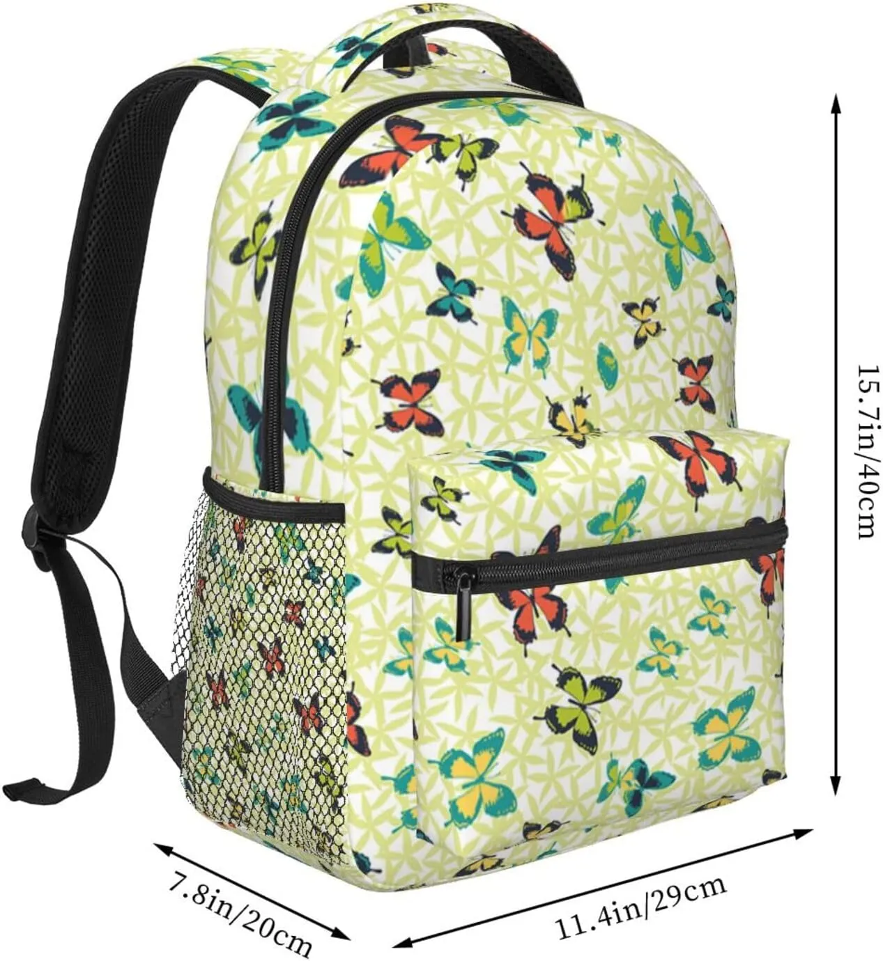 Butterfly Backpack Laptop Backpack Sports Travel Shoulder bag Light casual backpack