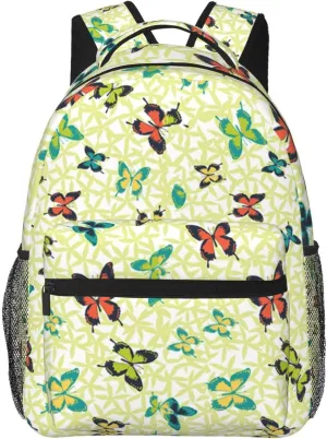 Butterfly Backpack Laptop Backpack Sports Travel Shoulder bag Light casual backpack
