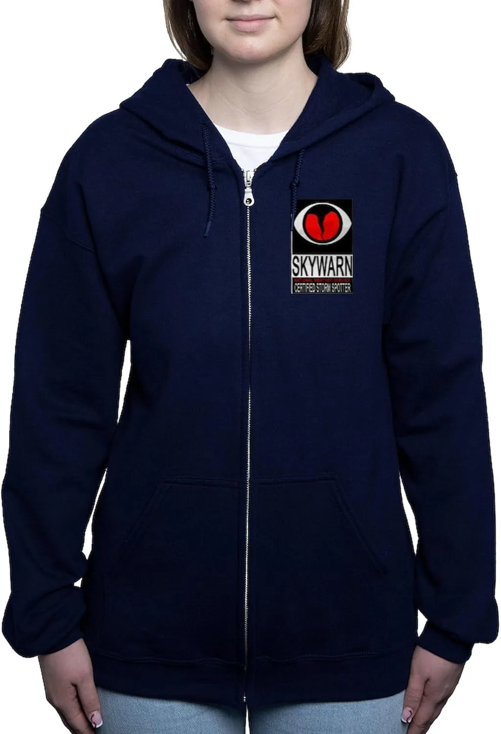 CafePress Skywarn Spotter Sweatshirt Women's Zip-up Hoodie Sweatshirt