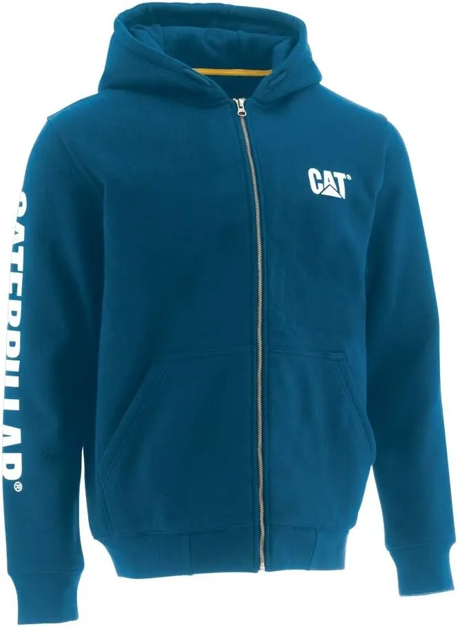 CAT Men's Full Zip Hooded Sweatshirt (Regular and Big & Tall Sizes)