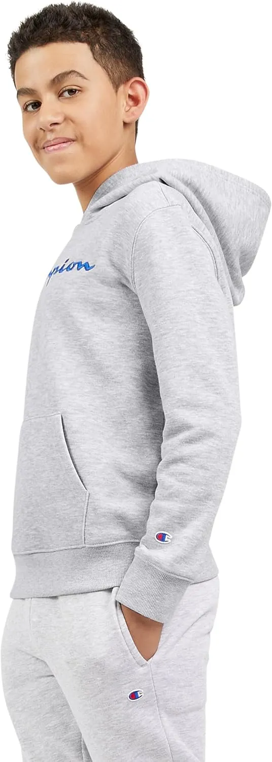 Champion Boys Hoodie for Kids Sweatshirt Fleece Youth Pullover With Hood