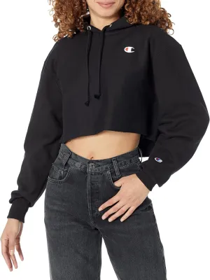 Champion Women's Cropped Pullover Hoodie