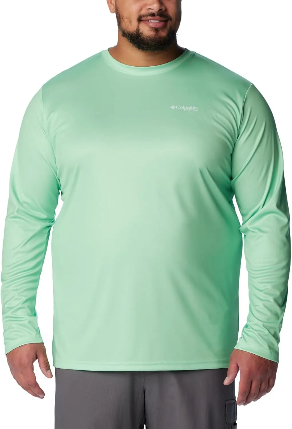 Columbia Men's PFG Terminal Tackle Fish Flag Long Sleeve Fishing Shirt