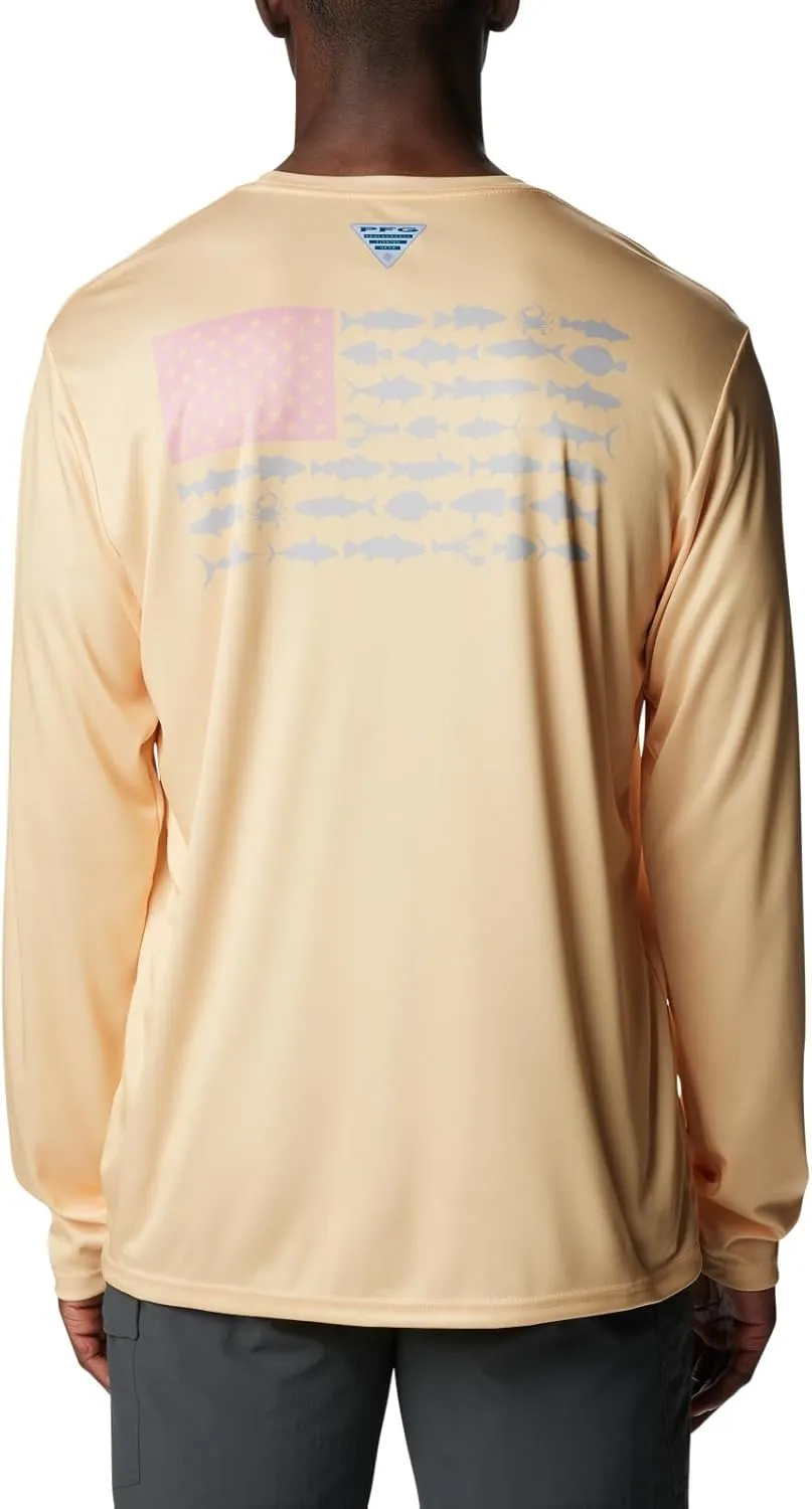 Columbia Men's Terminal Tackle PFG Fish Flag Long Sleeve