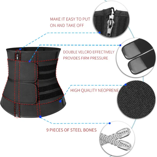 Corset Waist Cincher Shaper Slimming Sweat Belt
