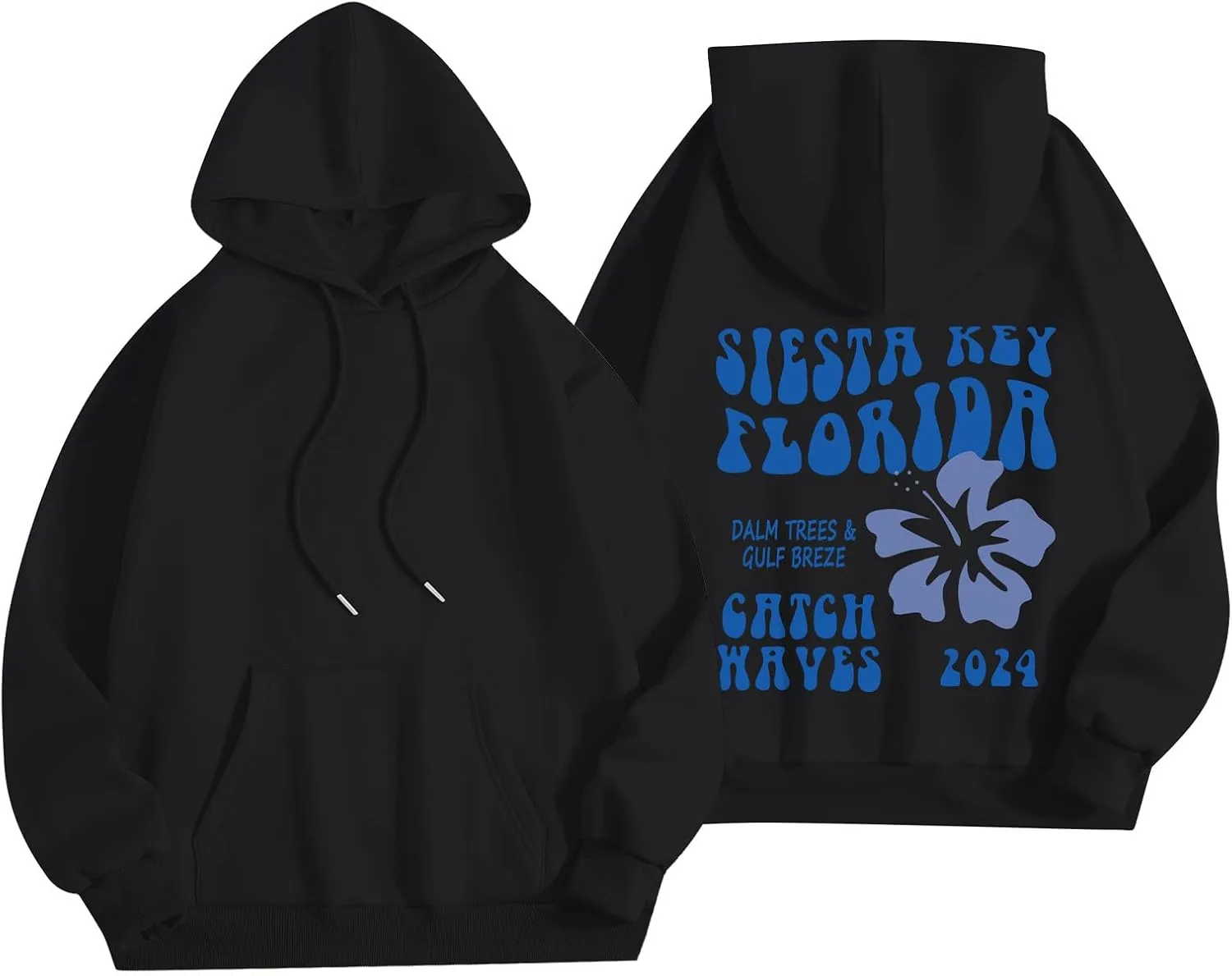 Cute Clothes For Teen Girls Long Sleeve Drawstring Letter Printed O Neck Casual Pullover Tops