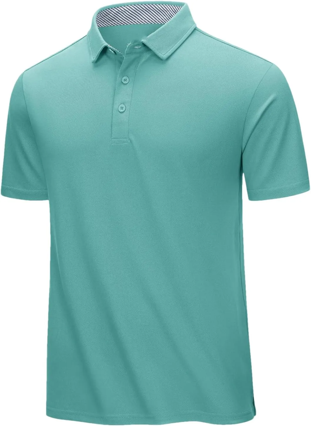 Dcvmvmn Mens Summer Cotton Blend Golf Polos Shirts Work T-Shirts Quick Dry Casual Short Sleeve Tops Tee