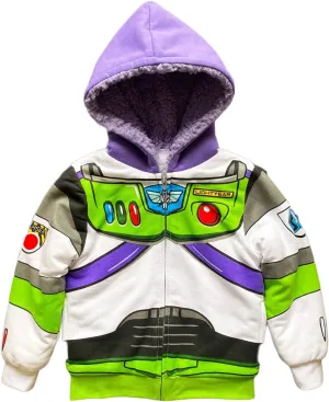 Disney Buzz Lightyear Little Boys Sherpa Fleece Hoodie