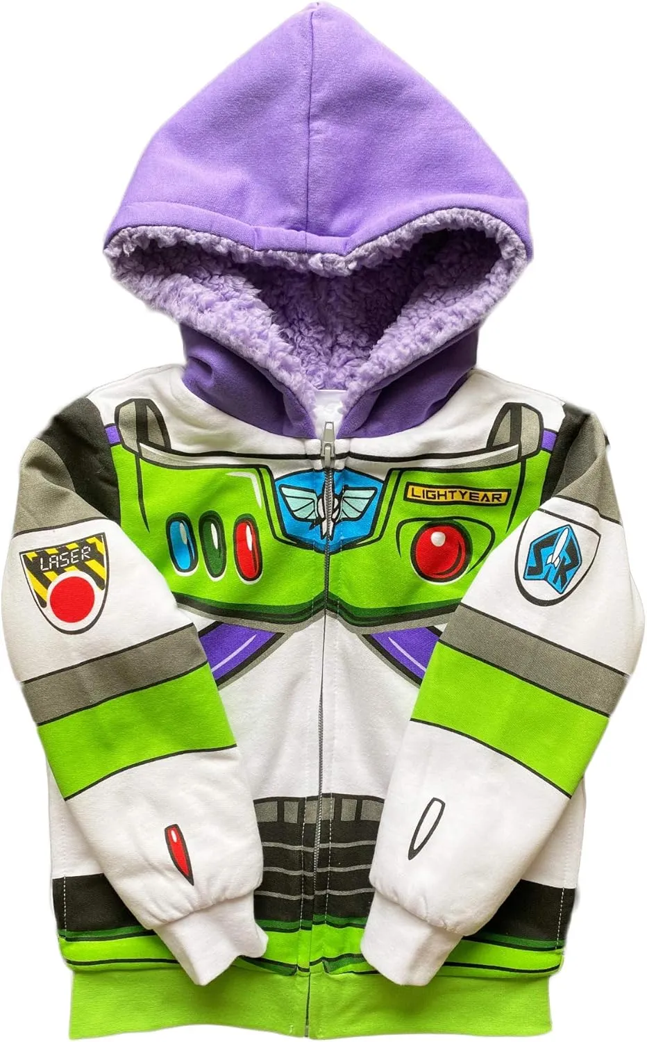 Disney Buzz Lightyear Little Boys Sherpa Fleece Hoodie
