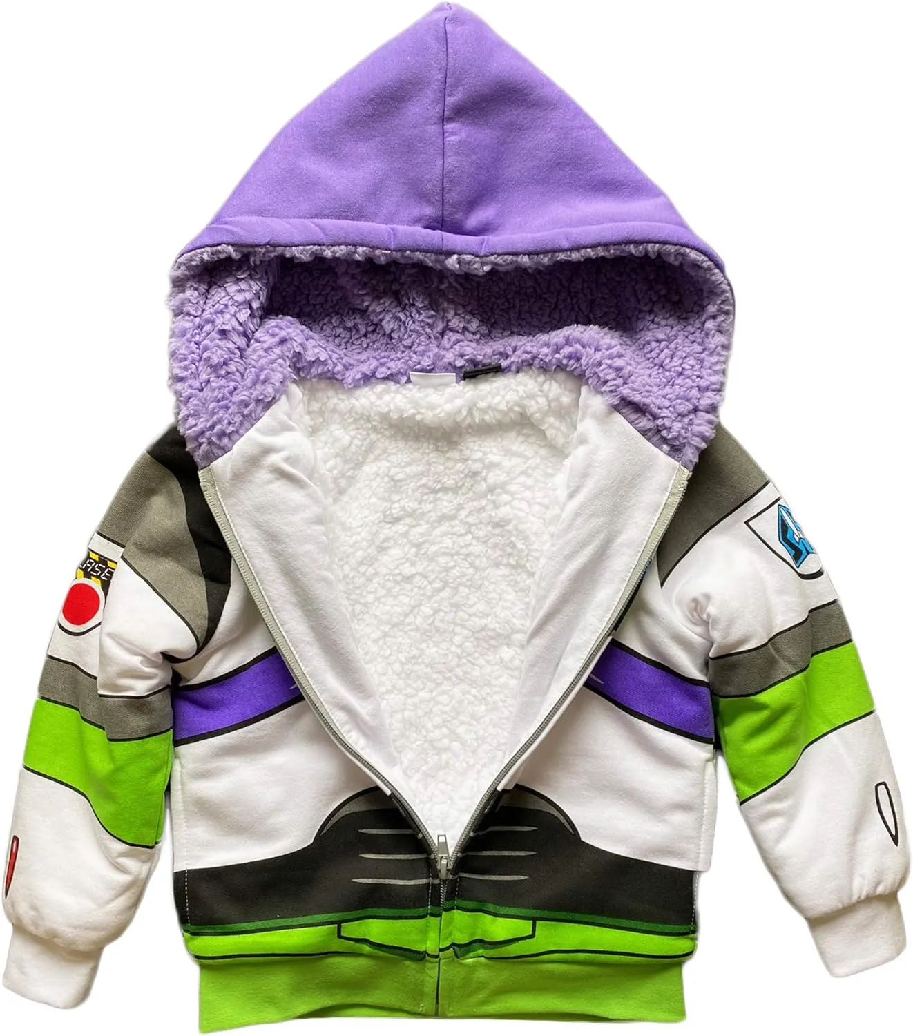 Disney Buzz Lightyear Little Boys Sherpa Fleece Hoodie