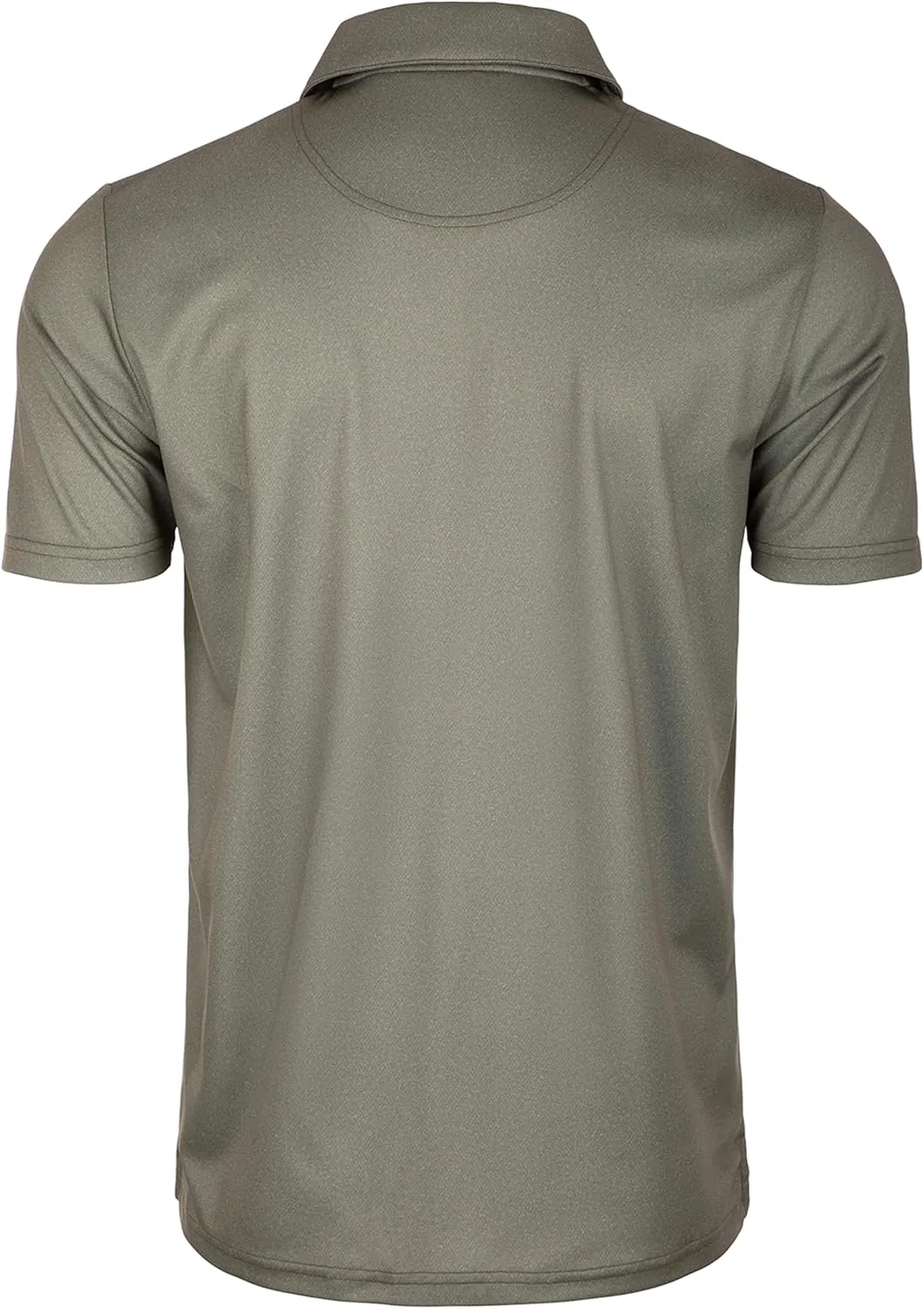 Drake Waterfowl Men's Performance Heather Short Sleeve Polo Shirt - Moisture-Wicking Quick Dry UPF Sun Protective Active Tee