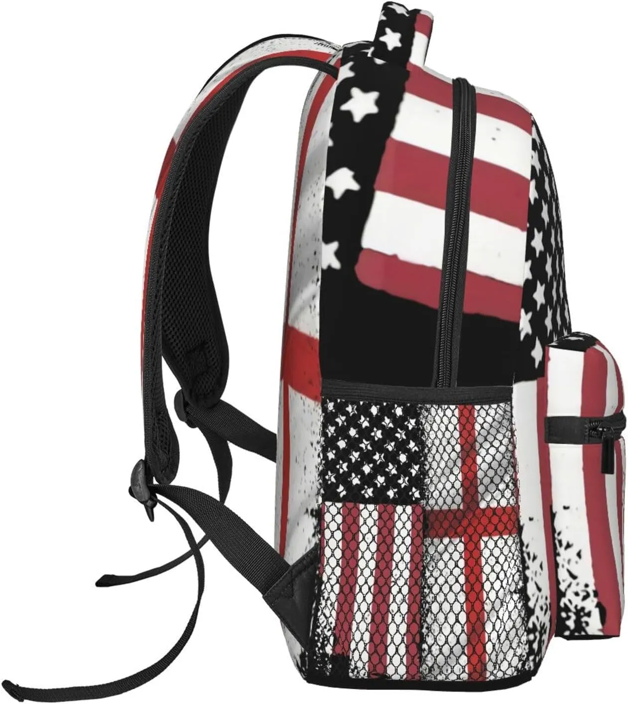 England American Flagrame Backpack Laptop Backpack Sports Travel Shoulder bag Light casual backpack