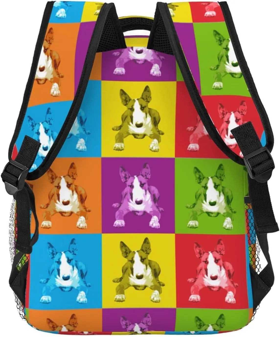 English Bull Terrier Backpack Laptop Backpack Sports Travel Shoulder bag Light casual backpack