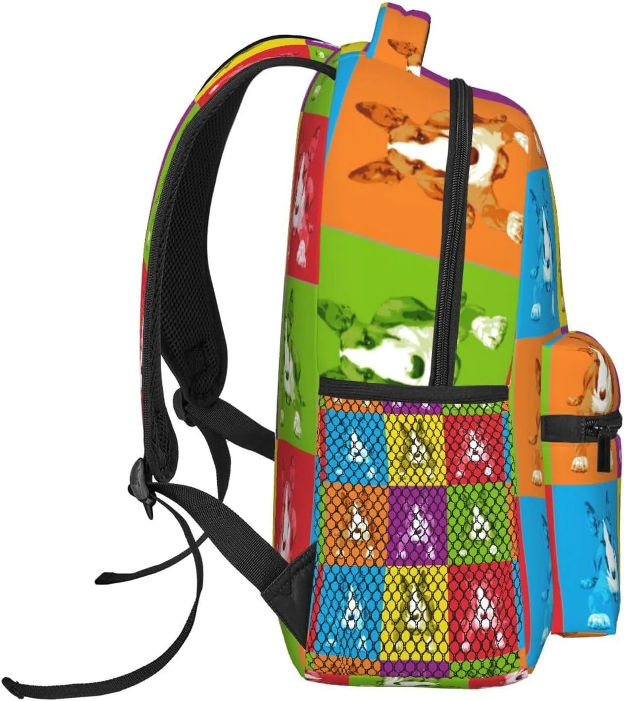 English Bull Terrier Backpack Laptop Backpack Sports Travel Shoulder bag Light casual backpack