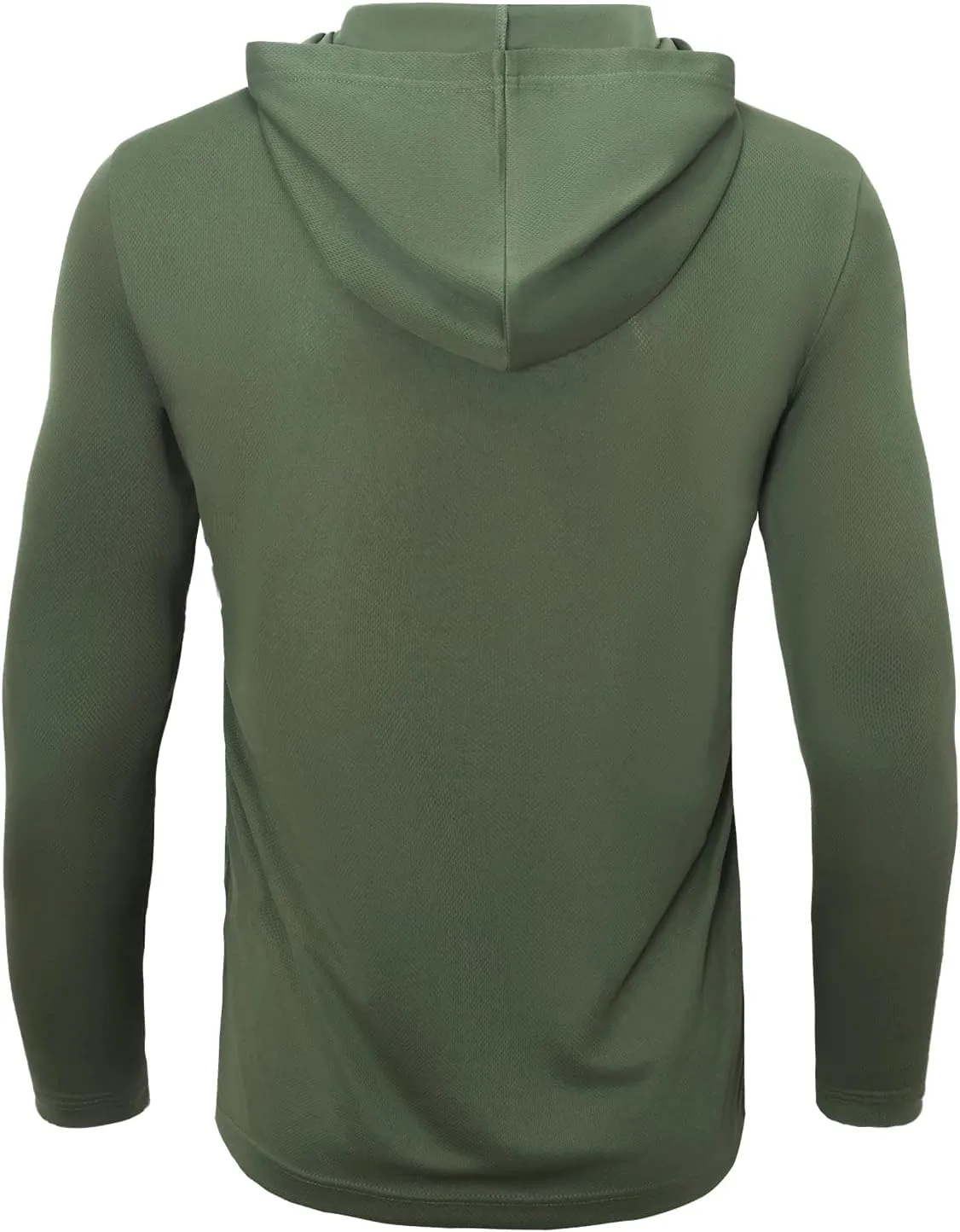 Facitisu Men Long Sleeve Tee Shirts with Hooded 5 Pack Athletic Pullover Dry Fit Sweatshirts Gym Hoodies