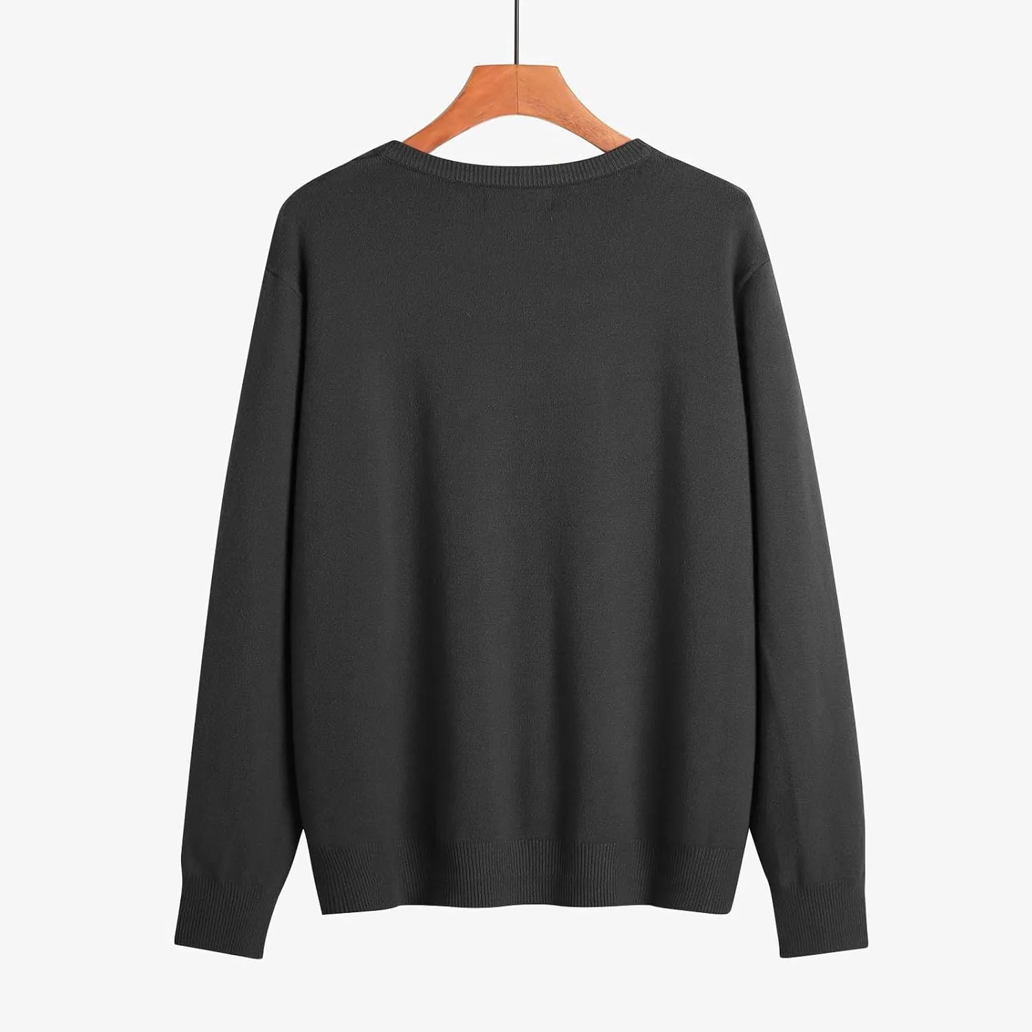 Fall Sweaters for Women Button Down Crew Neck Pullover Cardigan Long Sleeve Casual Outwear Coats 2024 Fall Winter