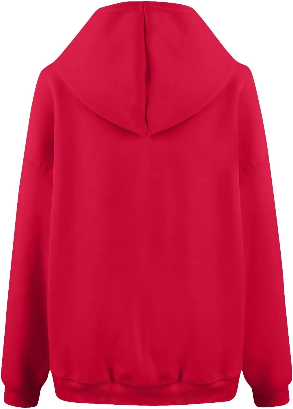 Febecool Womens Oversized Hoodies Sweatshirts Women's Hoodie Women's Solid Color Long-sleeved Baggy Pullover Sweater Top
