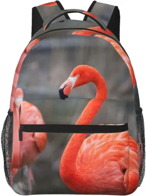 Flamingo Backpack Laptop Backpack Sports Travel Shoulder bag Light casual backpack