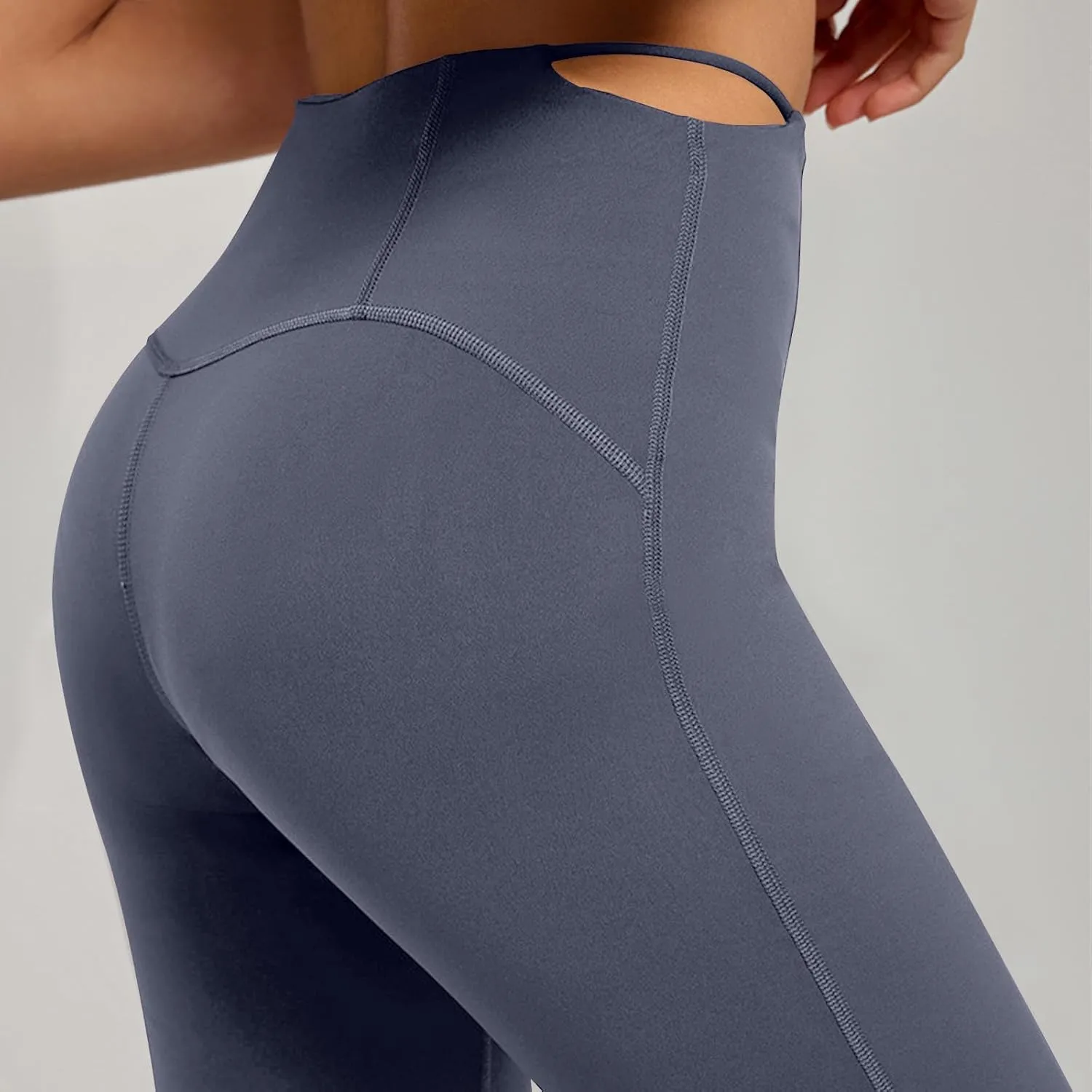 Flare Leggings for Women Cut Out Side High Waisted Bell Bottom Bootcut Yoga Pants Wide Leg Workout Leggings