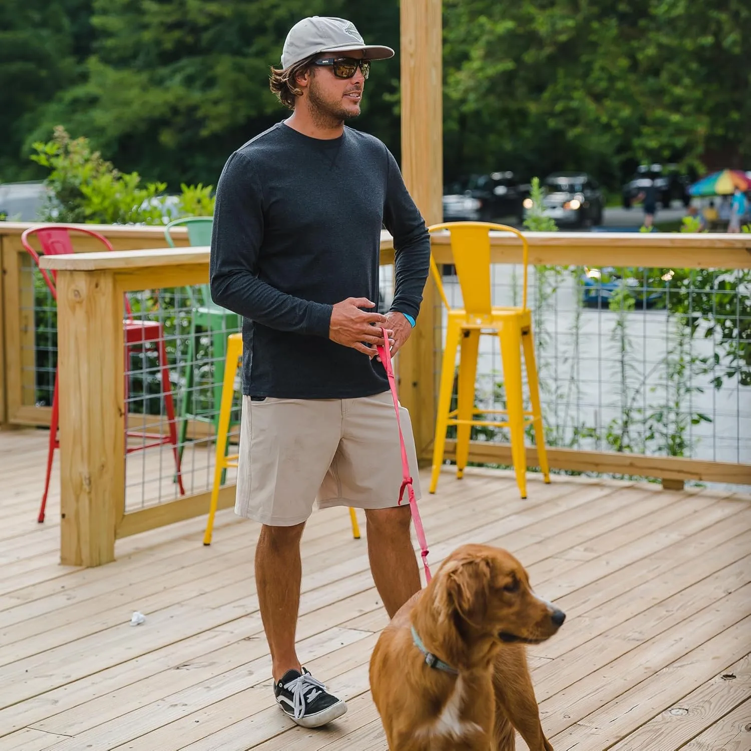 Free Fly Men's Flex Long Sleeve - Premium Weight Bamboo Viscose Shirt, Sun Protection UPF 50  Long Sleeve Shirt for Men