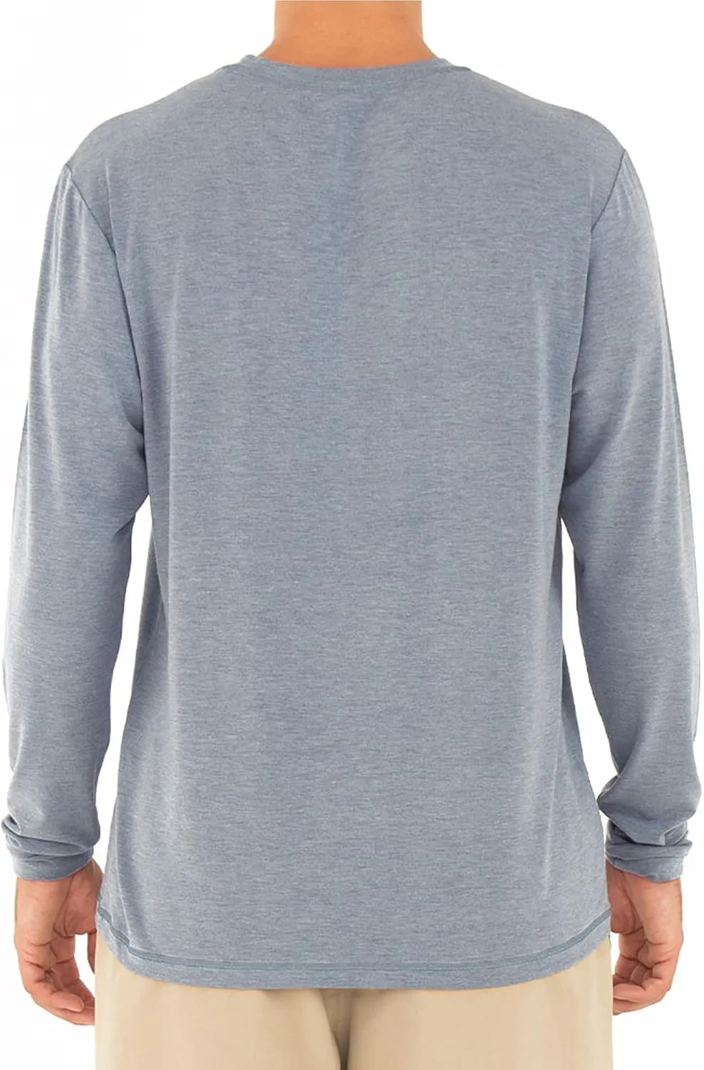 Free Fly Men's Flex Long Sleeve - Premium Weight Bamboo Viscose Shirt, Sun Protection UPF 50  Long Sleeve Shirt for Men
