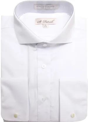 French Cuff Cutaway Collar Dress Shirt to Size 24 Neck in 8 Colors, Regular, Big and Tall Sizes