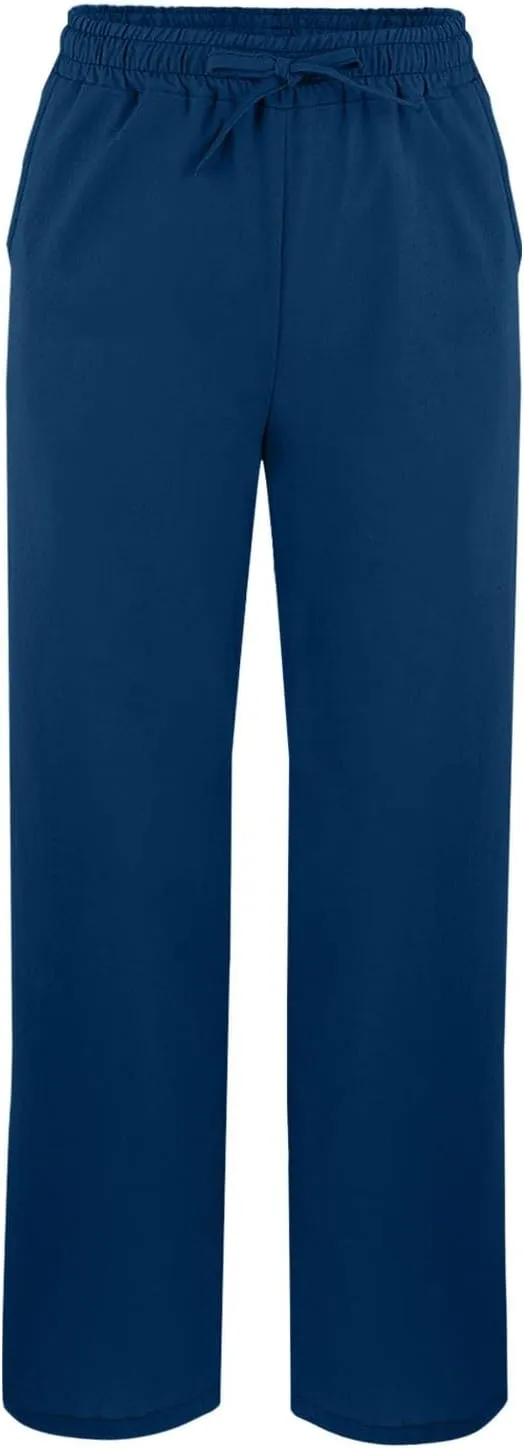 GOKKILRW Womens Linen Pants with Pockets High Waist Comfy Hippie Gauze Pants Casual Lightweight Loose Beach Vacation Trousers